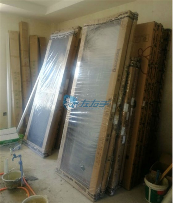 左右手湖北黃岡陽光窗、生態(tài)門、中空門安裝案例2