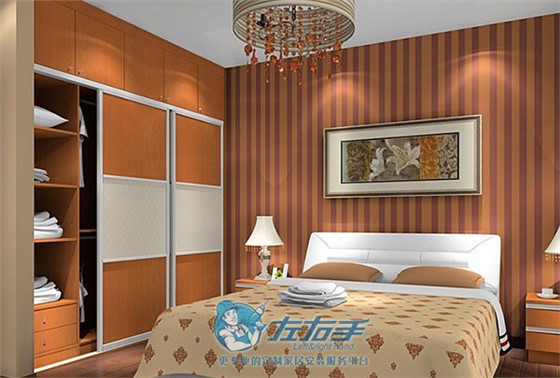 推拉門(mén)衣柜安裝效果圖3