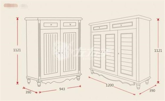一般鞋柜尺寸是多少？鞋柜尺寸標(biāo)準(zhǔn)尺寸