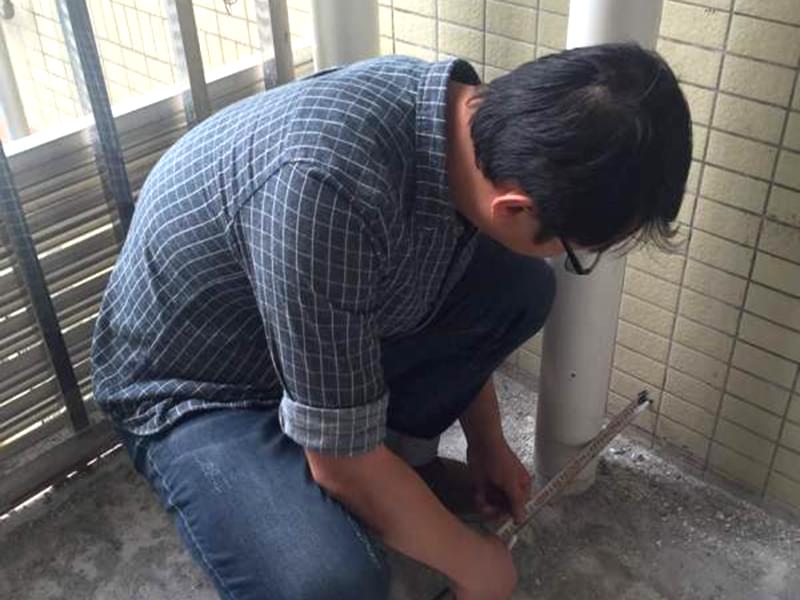 設(shè)計(jì)量尺現(xiàn)場(chǎng)