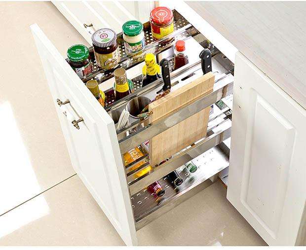 櫥柜調(diào)味拉籃安裝方法，很實(shí)用值得收藏