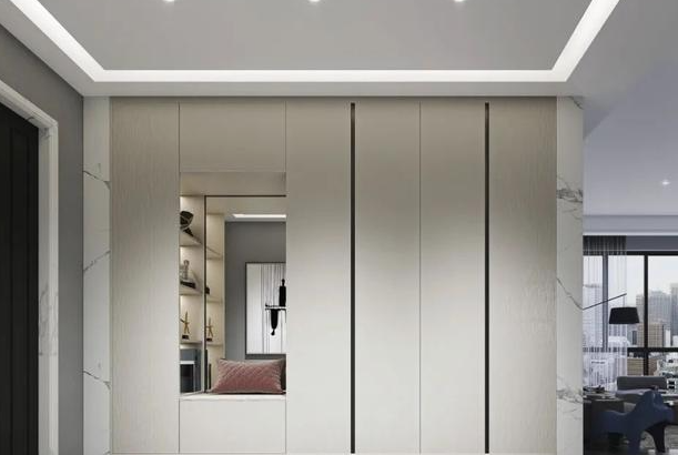 冷暖色系裝修風格：門板 柜體 墻板一體化定制，打造同色系高級感家居