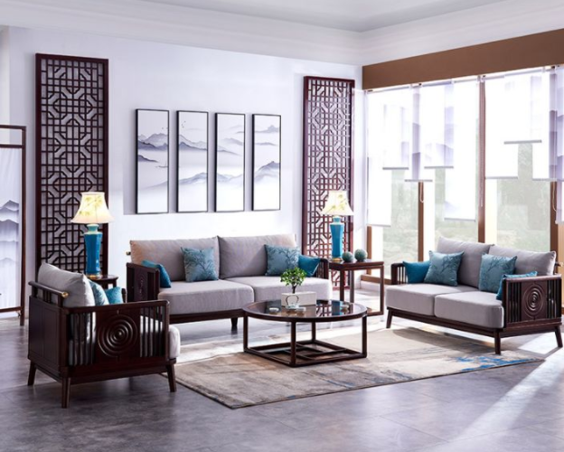 高檔實(shí)木沙發(fā)組合，實(shí)木沙發(fā)美在何處？