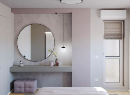 臥室梳妝臺(tái)效果圖：空間小沒關(guān)系，這些梳妝臺(tái)設(shè)計(jì)實(shí)用美觀占地少！