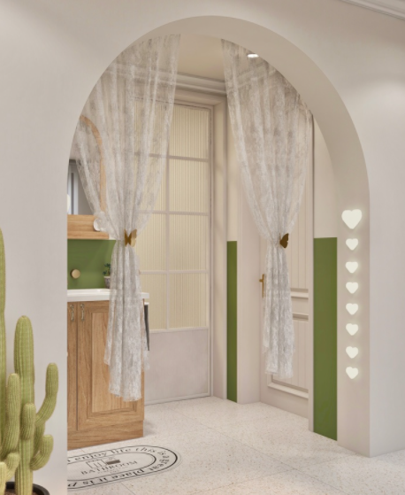 pvc浴室柜廠家：干濕二分離，浴室柜做轉角設計擴容2倍