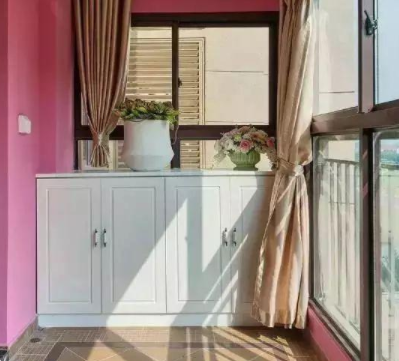 【實(shí)木地柜】陽(yáng)臺(tái)上做個(gè)地柜，好看又實(shí)用