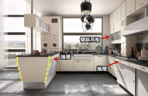 廚房墻磚改造：廚房你們會(huì)這樣定制地柜嗎？