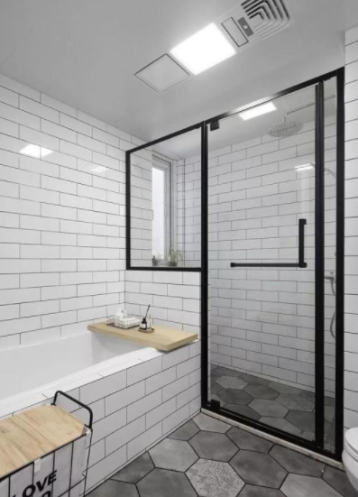 浴室裝修設計圖：家庭浴室裝修如何布局？做好這些細節(jié)施工