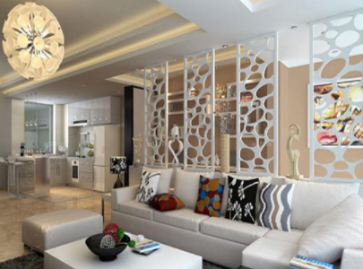 屏風隔斷效果圖：客廳屏風隔斷有何風水講究？客廳屏風隔斷風水