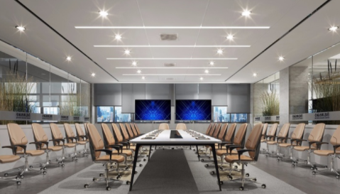 中型精品辦公室裝修，辦公室裝修中燈光如何設(shè)計(jì)？