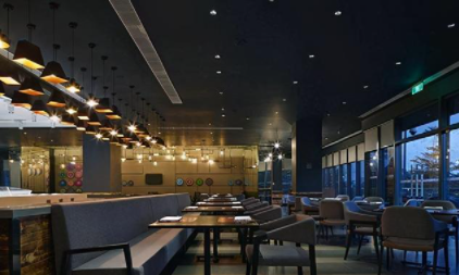 餐廳裝修效果圖：西餐廳裝修效果如何布局適合的桌椅呢？