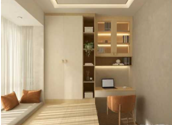 小戶型家裝設計，小戶型書房怎么做收納？