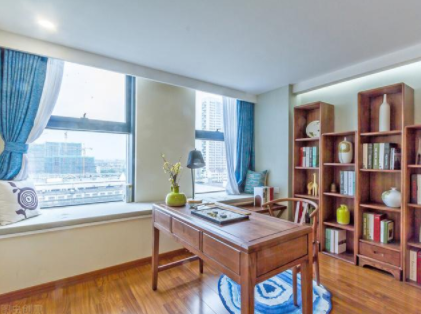 中式開放式書房：書房放什么植物最好 書房擺放風水有哪些禁忌