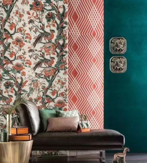 墻紙設計大全：素色墻紙可以放下了，這樣的墻紙才能玩轉家居