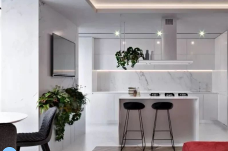 整體櫥柜臺面寬度：櫥柜臺面選大理石嗎？尺寸多少合適？