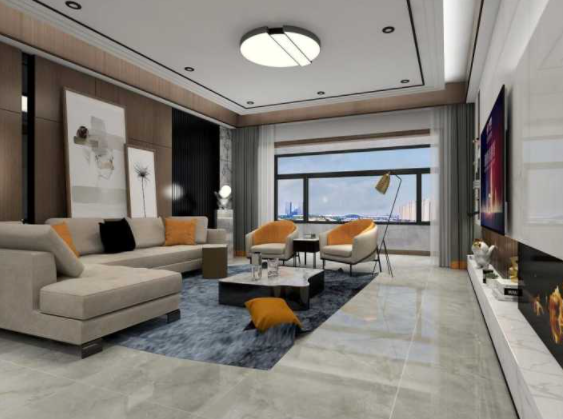 【地磚種類價(jià)格】淺灰色地磚應(yīng)如何搭配客廳家具？